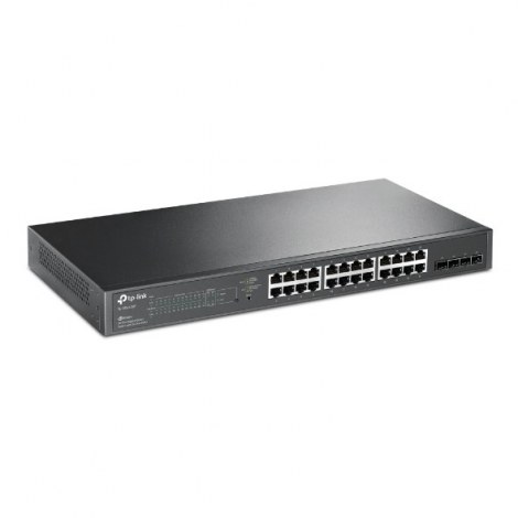 TP-LINK | JetStream 28-Port Gigabit Smart Switch | TL-SG2428P | Web Managed | Rackmountable | 1 Gbps (RJ-45) ports quantity | SF - 2